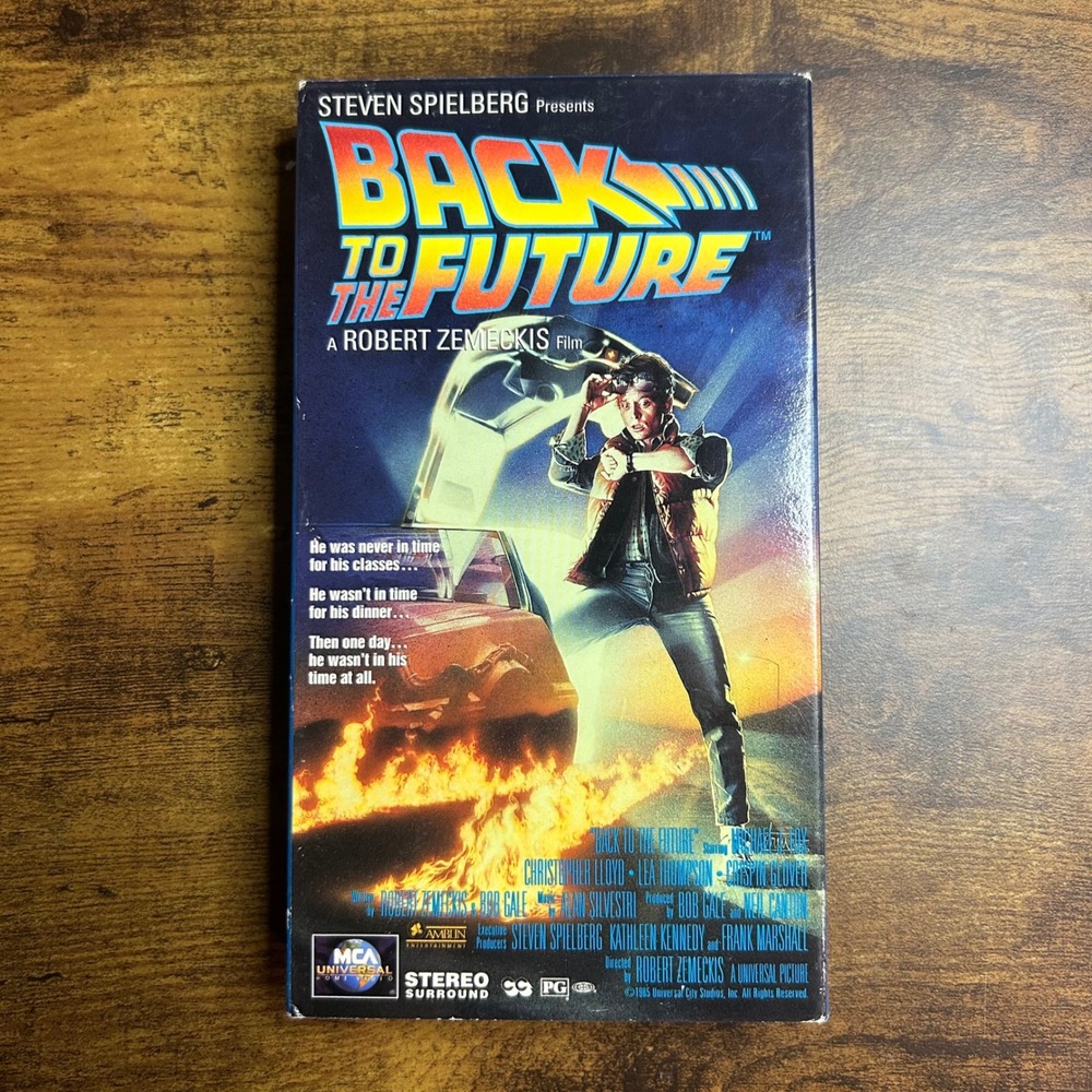 Back to the Future VHS 1994 MCA Universal Michael J Fox Sci-Fi Comedy Movie